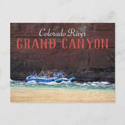Colorado River Rafters Postcard