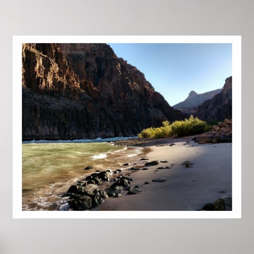 Colorado River Sunrise Grand Canyon National Park Poster