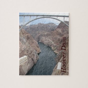 Colorado River Under Hoover Dam Jigsaw Puzzle by Brookelorren at Zazzle