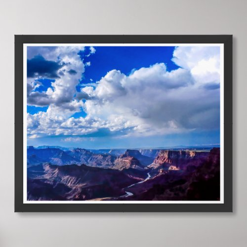 Colorado River View Grand Canyon National Park Framed Art