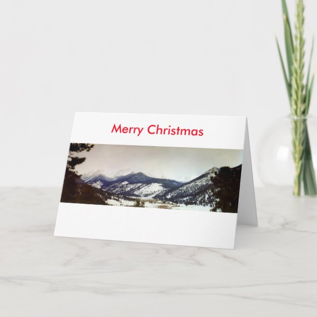 Colorado Rockies Merry Christmas card (Front)