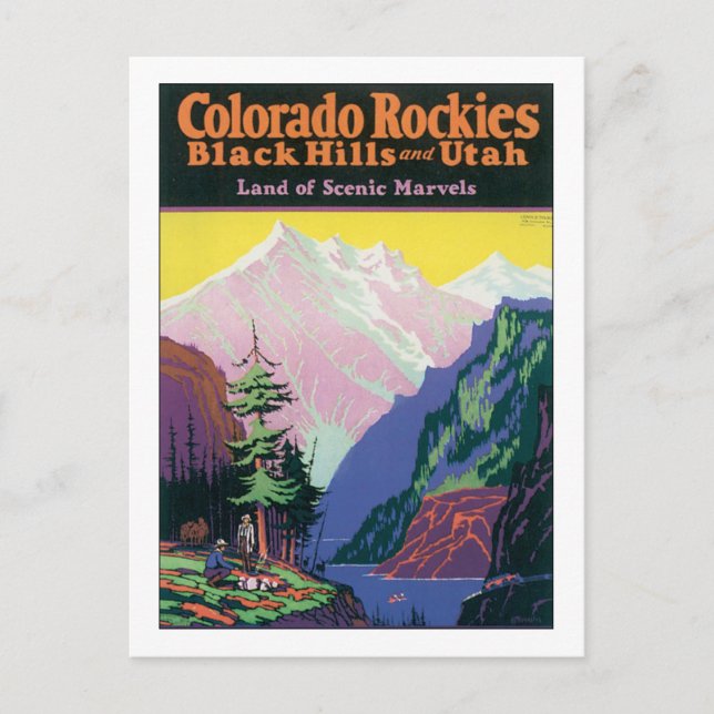 Colorado Rockies Postcard (Front)