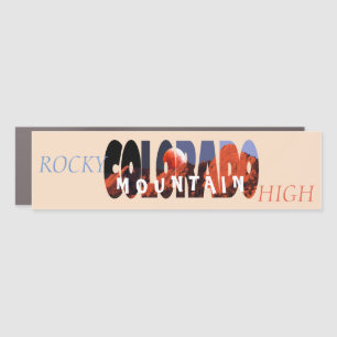 Colorado - Rocky Mountain High Car Magnet