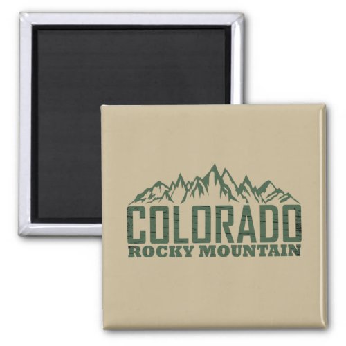 Colorado Rocky mountain National park Magnet