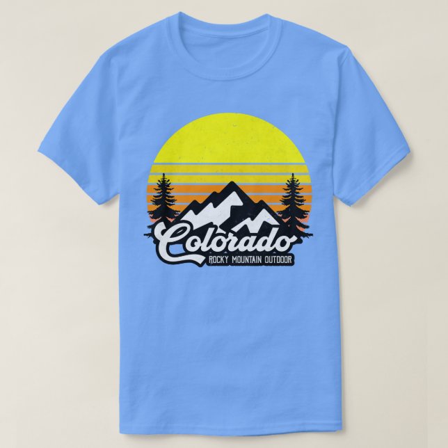Colorado Rocky Mountain National Park T-Shirt (Design Front)