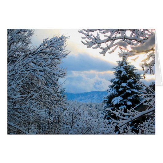 Colorado Rocky Mountain Snow (Front Horizontal)