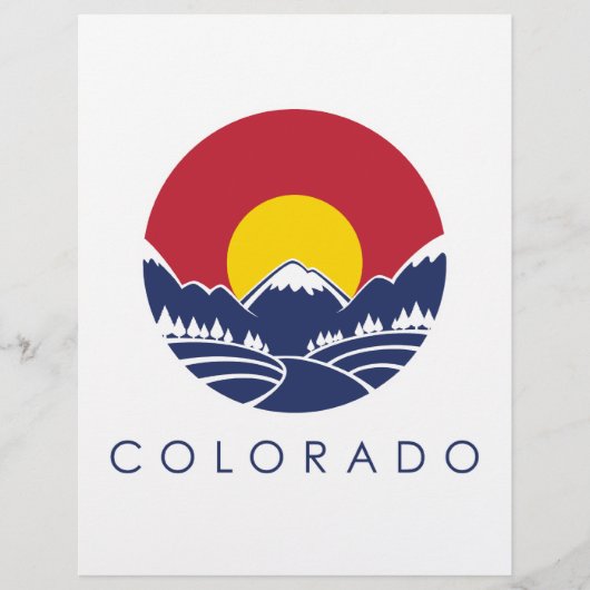 Colorado Rocky Mountain State Flag (Front)