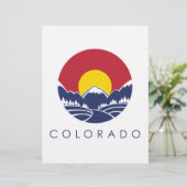 Colorado Rocky Mountain State Flag (Standing Front)