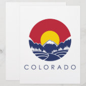 Colorado Rocky Mountain State Flag (Front/Back)