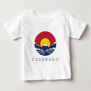 Colorado Rocky Mountain State Flag Baby T-Shirt
