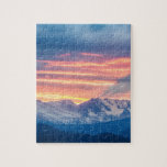 Colorado Rocky Mountain Sunset Waves Of Light Part Jigsaw Puzzle