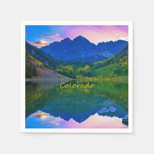 Colorado Rocky Mountains and Lake Napkins