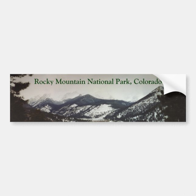 Colorado Rocky Mountains bumper sticker (Front)
