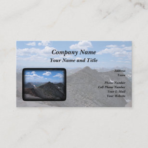 Colorado Rocky Mountains Moonscape Business Card