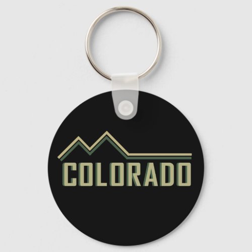colorado rocky mountains national park keychain