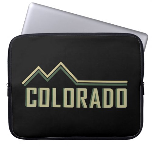 colorado rocky mountains national park laptop sleeve