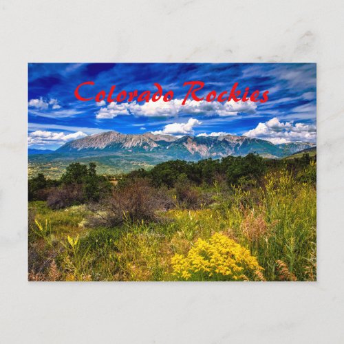 Colorado Rocky Mountains Postcard