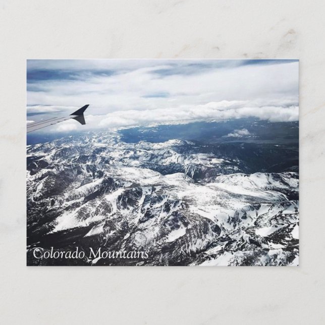 Colorado Rocky Mountains Postcard (Front)