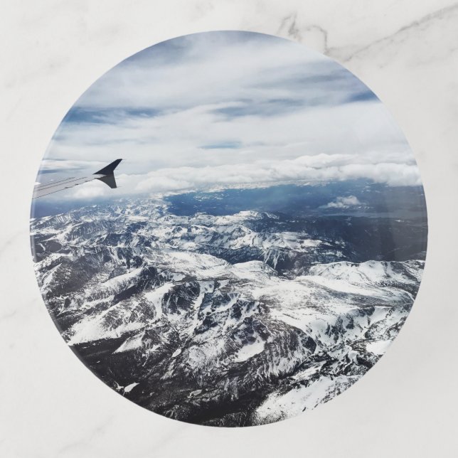 Colorado Rocky Mountains Trinket Tray (Front)