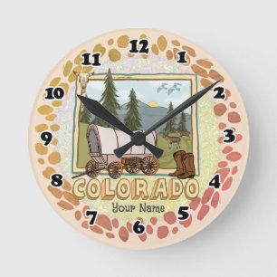 Colorado round clock