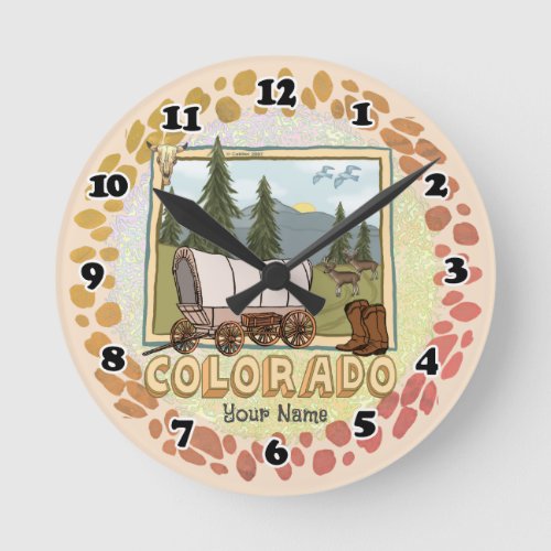 Colorado round clock