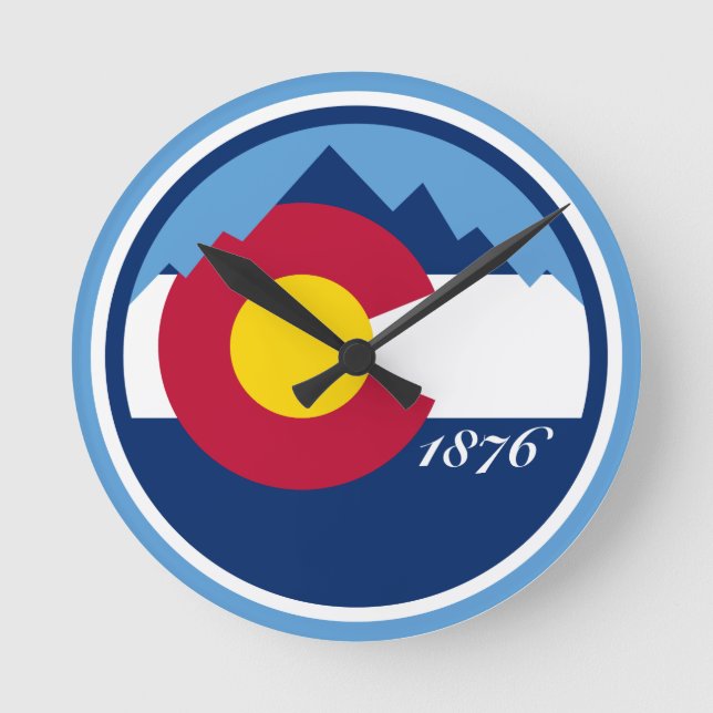 Colorado Round Clock (Front)