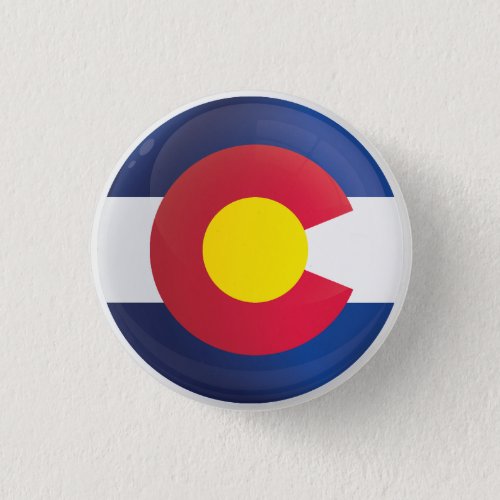 Colorado  Round Icon Flag Button