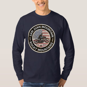 Colorado Scenic Byway San Juan Skyway motorcyle ri T-Shirt
