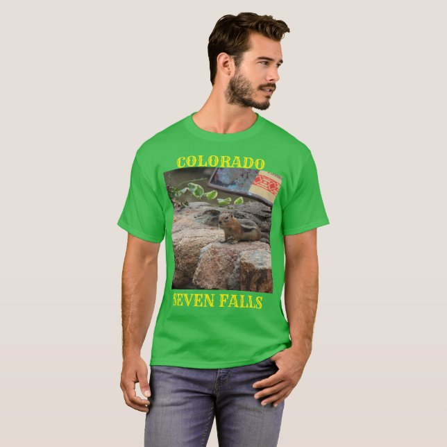 Colorado seven Falls G Squirrel T-Shirt (Front Full)