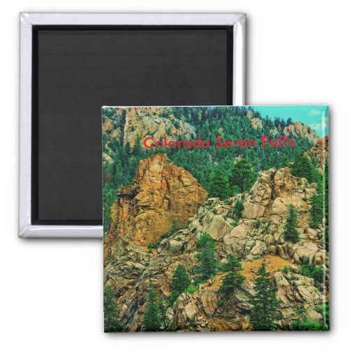 Colorado Seven Falls  Magnet Magnet