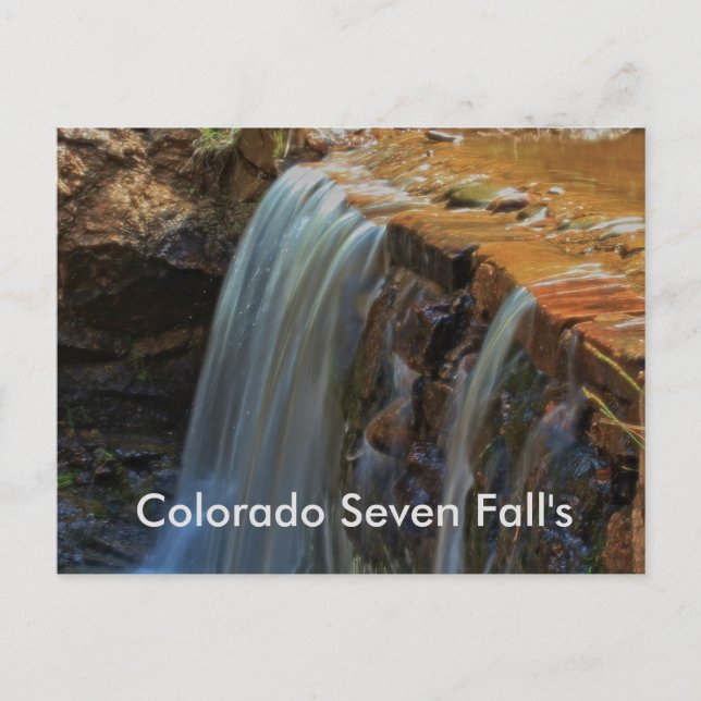 Colorado Seven Fall's POST CARD (Front)