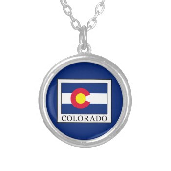 Colorado Silver Plated Necklace by KellyMagovern at Zazzle