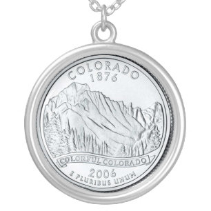 colorado silver plated necklace