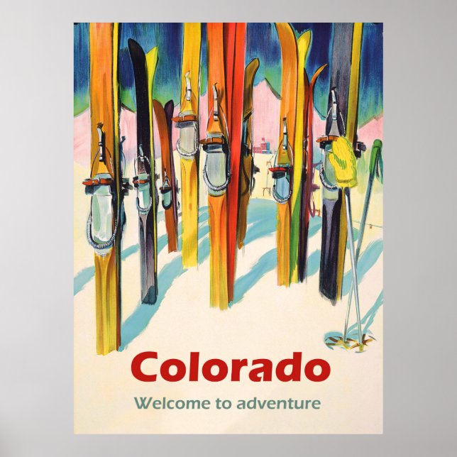 Colorado Ski Poster (Front)
