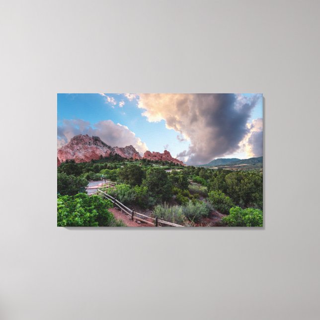 Colorado Sleeping Giant Sunrise Canvas (Front)