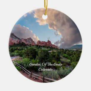 Colorado Sleeping Giant Sunrise Circle Ornament
