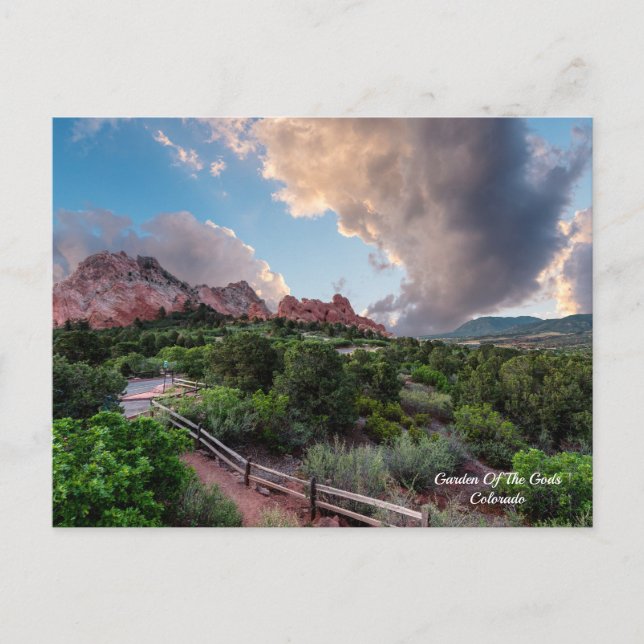 Colorado Sleeping Giant Sunrise Postcard (Front)