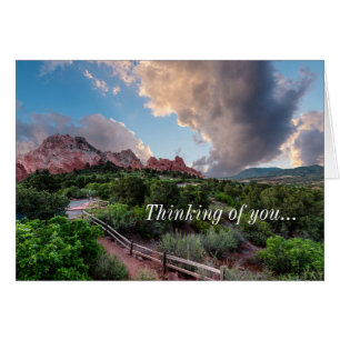 Colorado Sleeping Giant Sunrise Thinking of U Card
