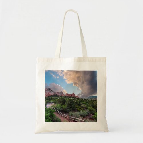 Colorado Sleeping Giant Sunrise Tote Bag