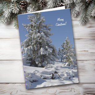 Colorado Snow Christmas Card
