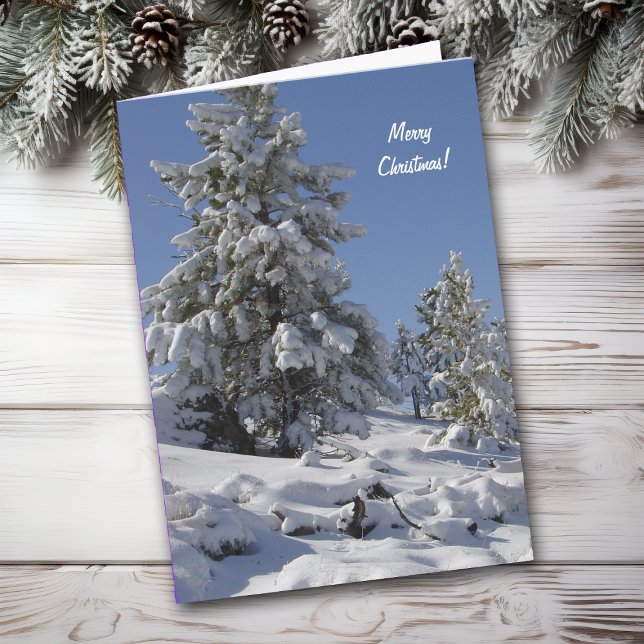 Colorado Snow Christmas Card (Creator Uploaded)