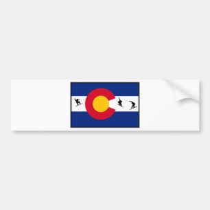 colorado snowboard bumper sticker