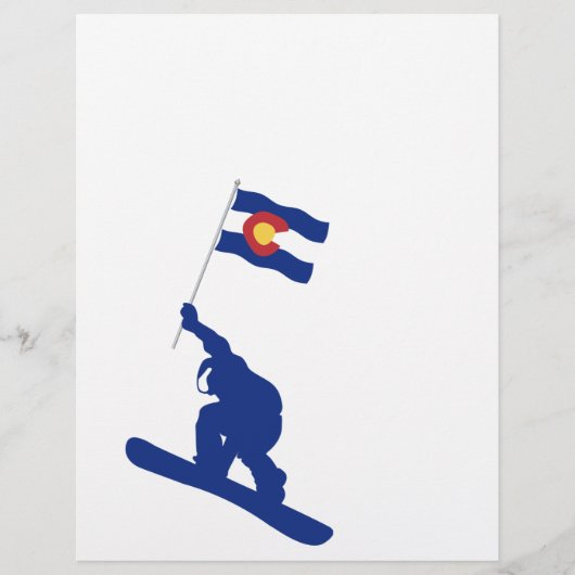 Colorado Snowboard Flag (Front)