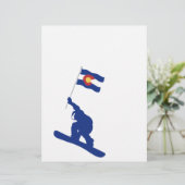 Colorado Snowboard Flag (Standing Front)