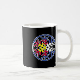 Colorado Snowboarding Rocky Mountains Snowflake Sk Coffee Mug