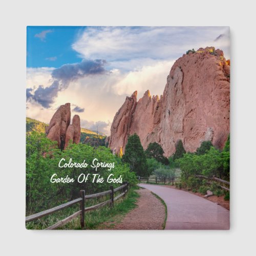 Colorado South Gateway Morning Square Magnet