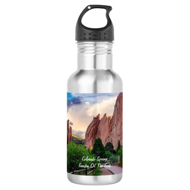 Colorado South Gateway Morning Water Bottle (Front)