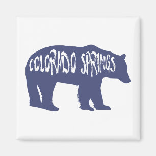 Colorado Springs Bear Magnet