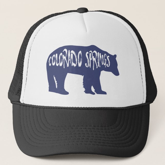 Colorado Springs Bear Trucker Hat (Front)