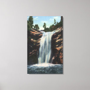 Colorado Springs, CO - Bridal Veil Falls Canvas Print